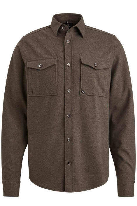 Vanguard long sleeve shirt melange twill ne